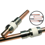 This image presents a close-up of a Kovar alloy machined connector from XTJ CNC, highlighting detailed machining features, photographed on July 31, 2025.