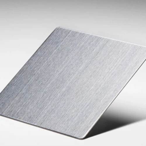 Brushed stainless steel sheets for rack-mount enclosure manufacturing