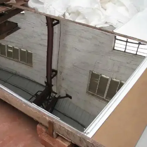 Stainless steel mirror-finished panels are used in the manufacturing of rack-mounted enclosures.