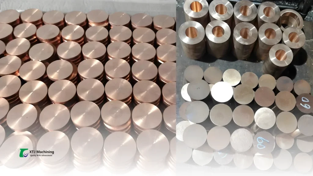 XTJ CNC offers CNC machining services for bronze alloys. Selected materials showcased: