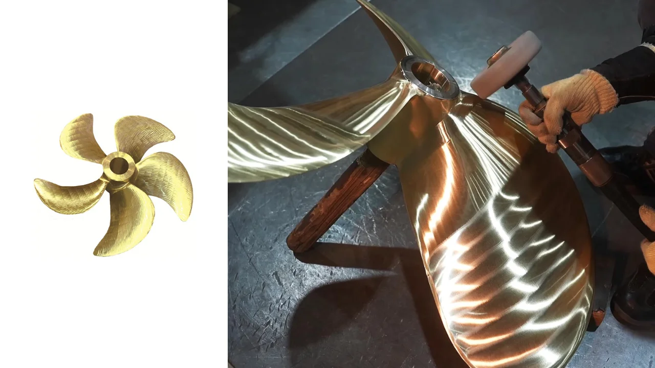 Aerospace bronze turbine blade machining provided by XTJ CNC